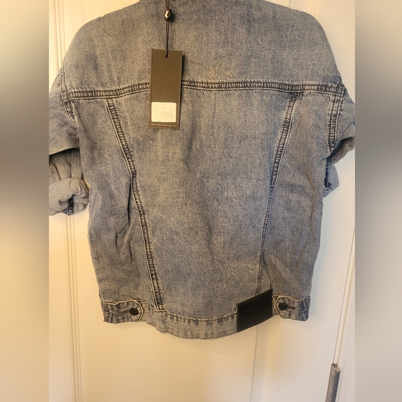 ONE TEASPOON Kids Denim Jacket Size 4-5. Unisex NWT - Picture 3 of 3